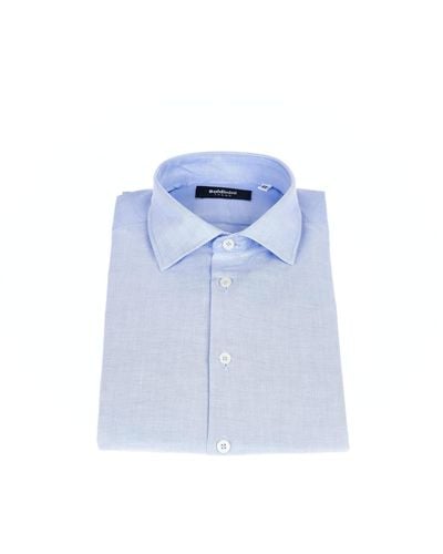 Baldinini Elegant Light Cotton Shirt - Blue