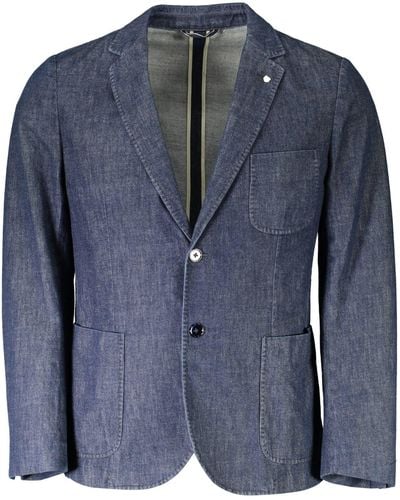 GANT Blue Cotton Jacket