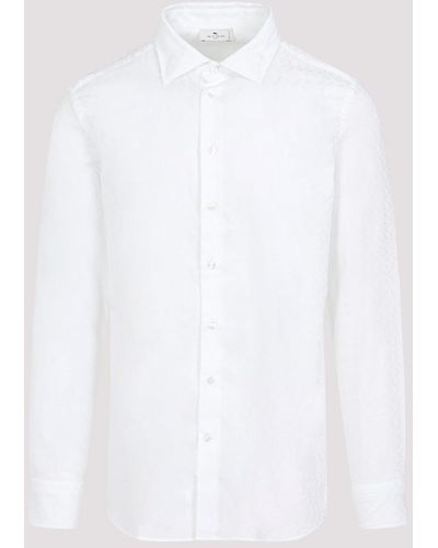 Etro White Roma Cotton Shirt