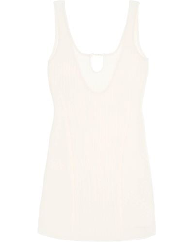 Jacquemus "Sierra Mini Dress By La - White