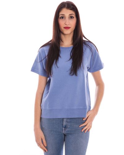 GANT Chic Blue Cotton Sweatshirt With Classic Logo