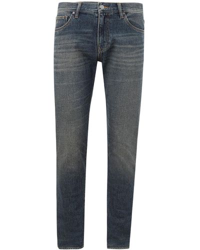 Armani Exchange Blue Five Pocket Jeans