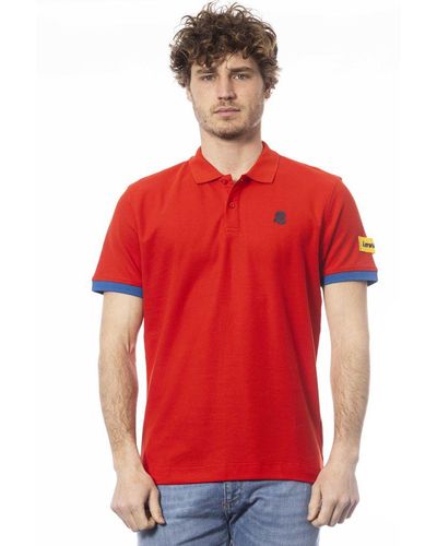 INVICTA WATCH Red Cotton Polo Shirt