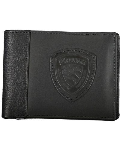 Blauer Leather Wallet - Black