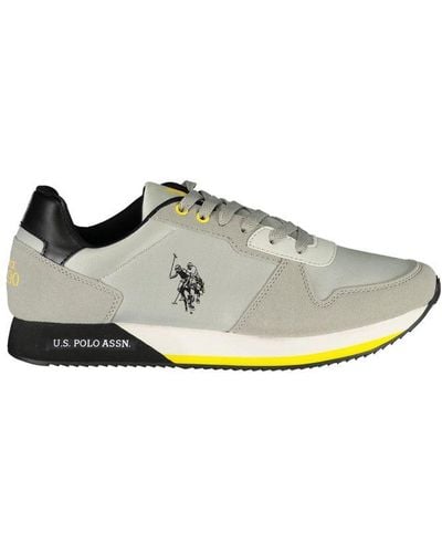 U.S. POLO ASSN. Gray Polyester Sneaker - Multicolor
