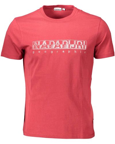 Napapijri Cotton T-shirt - Pink
