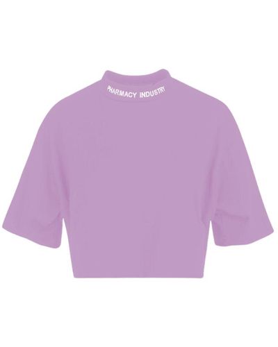Pharmacy Industry Cotton Tops & T-Shirt - Purple