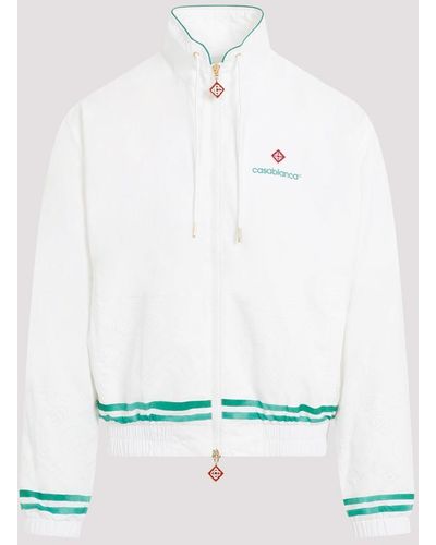 Casablancabrand White Printed Track Jacket