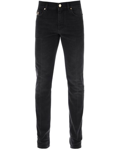 Versace Slim Medusa Biggie Jeans - Black