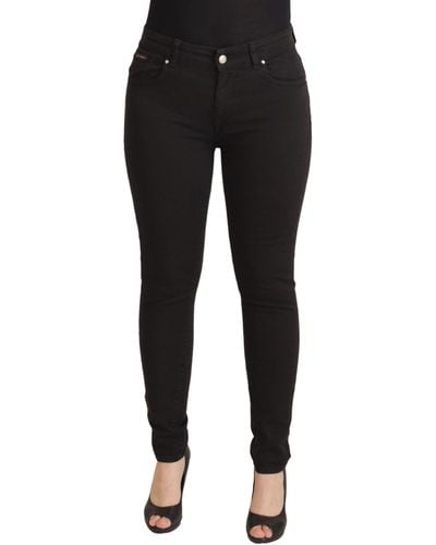 Dolce & Gabbana Sleek Cotton Stretch Skinny Jeans - Black