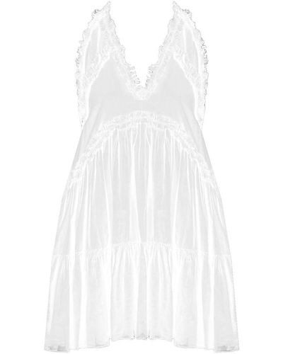 Pinko Cotton Dress - White