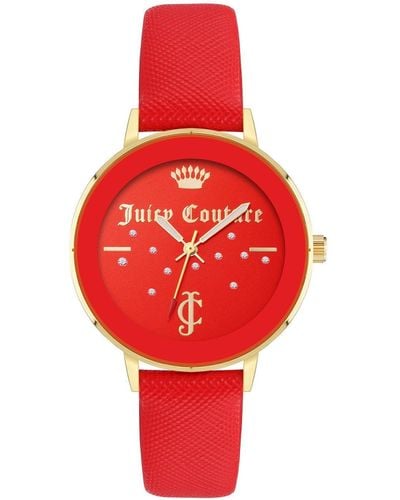 Juicy Couture Gold Watch - Red