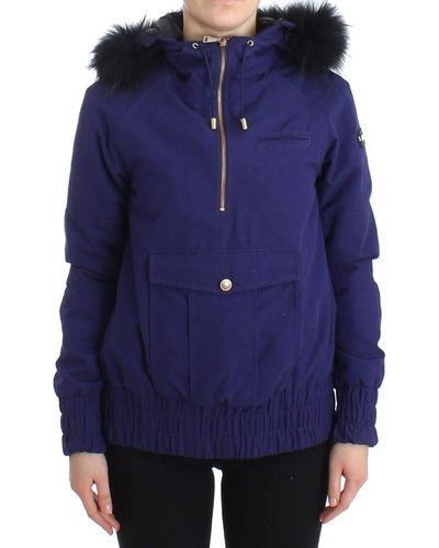 Gianfranco Ferré Padded Jacket Hooded Short K - Blue