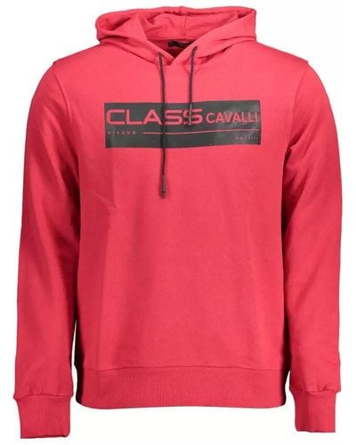 Class Roberto Cavalli Pink Cotton Jumper