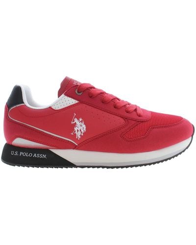 U.S. POLO ASSN. U. S. Polo Assn. Polyester Trainer - Red