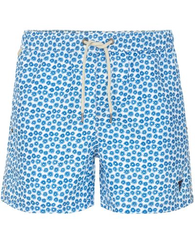 Fred Mello Light Blue Beach Vibes Shorts