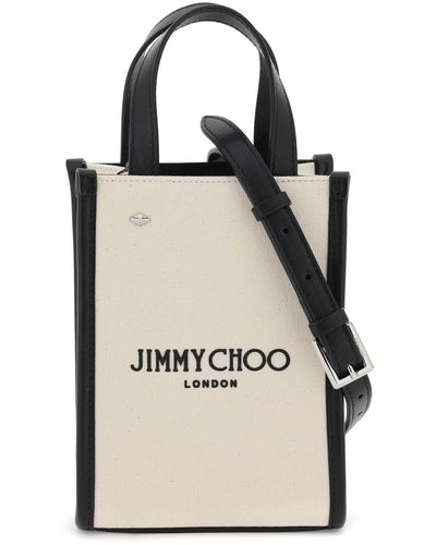 Jimmy Choo N/s Mini Tote Bag - Black