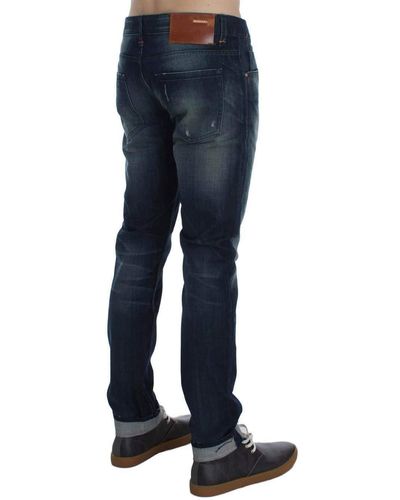Acht Denim Straight Fit Jeans Blue Sig30494