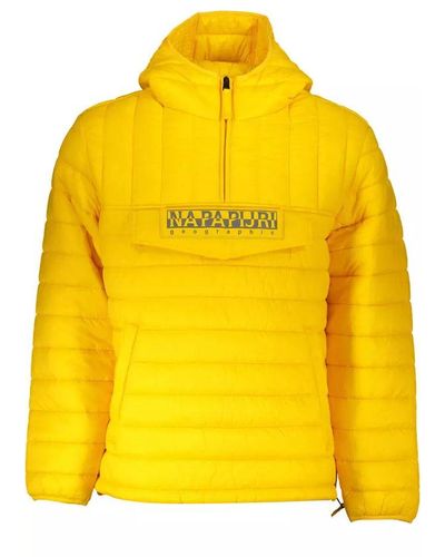 Napapijri Yellow Polyamide Jacket