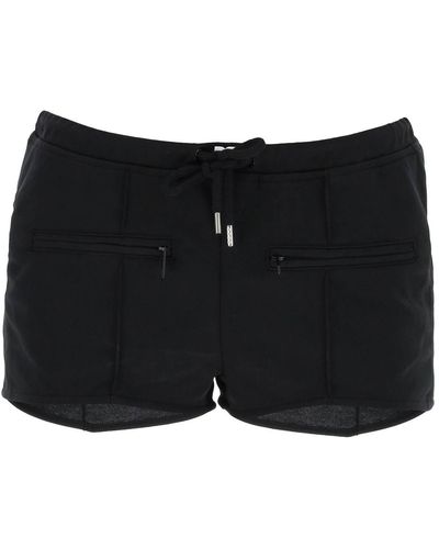 Courreges Courreges "Jersey Interlock Mini Shorts - Black
