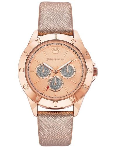 Juicy Couture Rose Gold Watch - Pink
