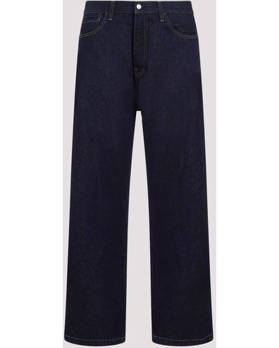 Carhartt Blue Rinsed London Cotton Trousers