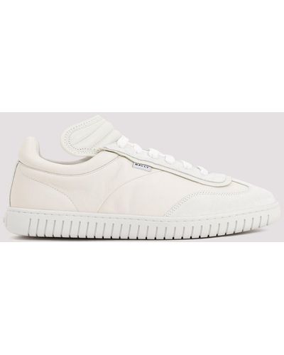 Bally White Leather Trainers