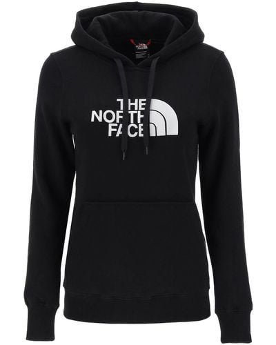 The North Face 'drew Peak' Hoodie With Logo Embroidery - Black