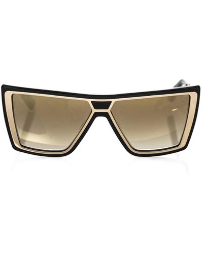 Frankie Morello Elegant And Square Sunglasses - Black