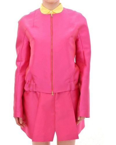 CO|TE | Silk Blend Jacket - Pink