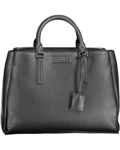 Calvin Klein Elegant Shoulder Bag With Chic Detailing - Black
