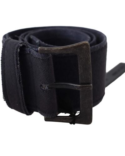 Ermanno Scervino Elegant Leather Classic Belt - Black