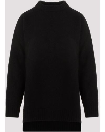 Jil Sander Black Wool Pullover