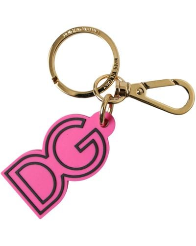 Dolce & Gabbana Chic And Keychain Elegance - Pink