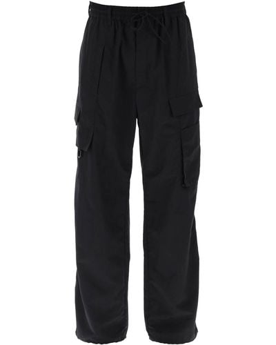 Y-3 Crinkle Nylon Trousers - L Nero - Black