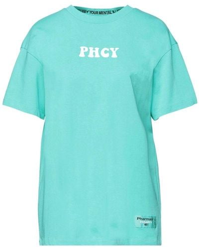 Pharmacy Industry Cotton Tops & T-shirt - Blue