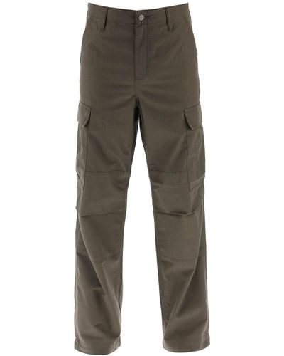 Carhartt Ripstop Cotton Cargo Trousers - Grey