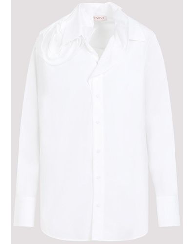 Valentino Optical White Cotton Shirt
