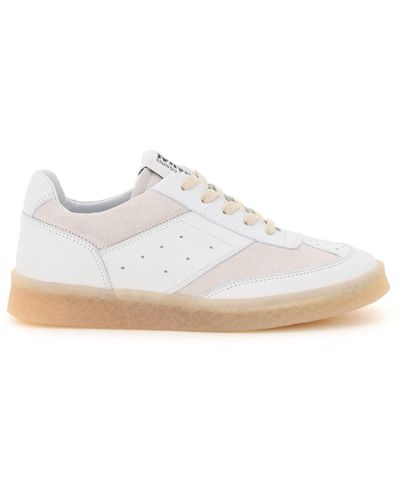 MM6 by Maison Martin Margiela Leather Sneakers - Multicolor