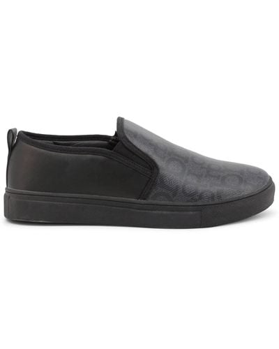 Roccobarocco Low Top Slip-on Trainers - Black