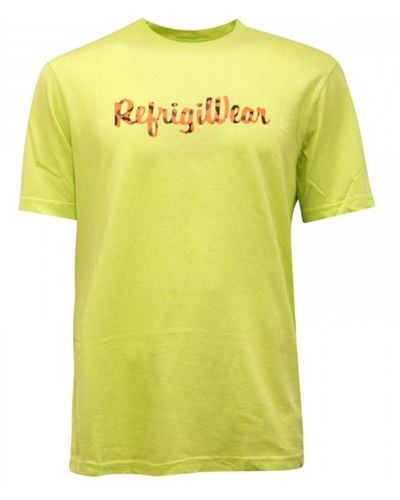 Refrigiwear Sunshine Logo Crew-Neck Tee - Yellow