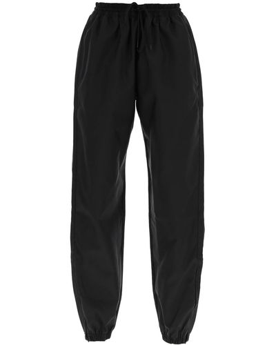Wardrobe NYC High-waisted Nylon Trousers - Black