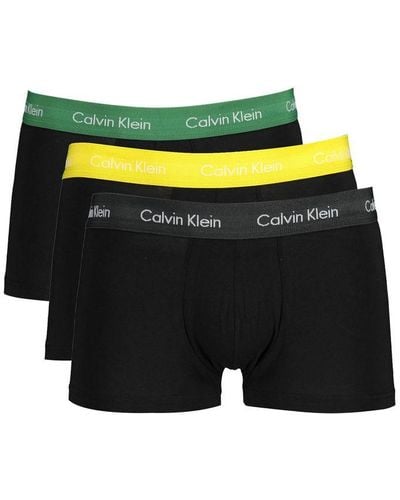 Calvin Klein Triple Charm Trunks - Yellow