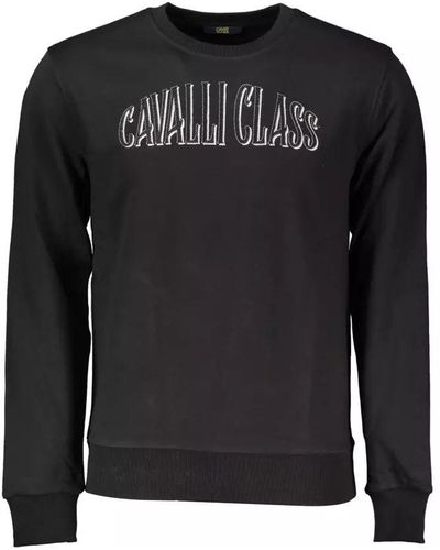 Class Roberto Cavalli Black Cotton Jumper