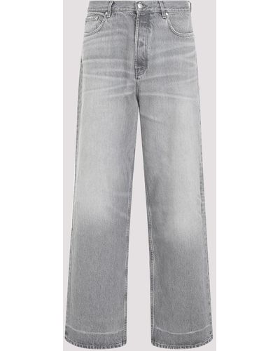 032c Washed Gray Attrition Destroyed Cotton Jeans
