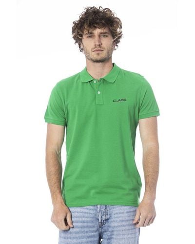 Class Roberto Cavalli Cotton Polo Shirt - Green