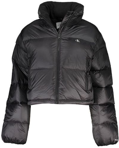 Calvin Klein Chic Recycled Polyamide Short Jacket - Black