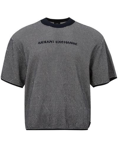 Armani Exchange Cotton T-Shirt - Grey