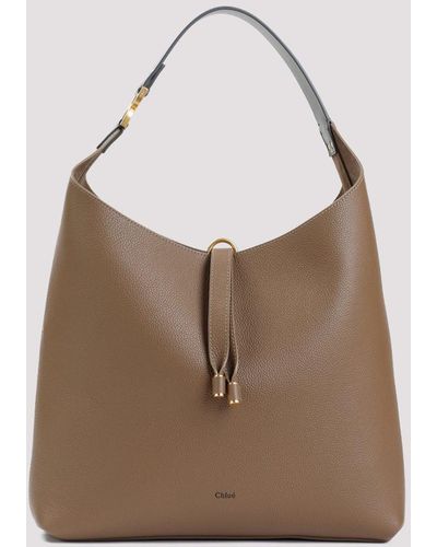 Chloé Brown Marcie Leather Bag