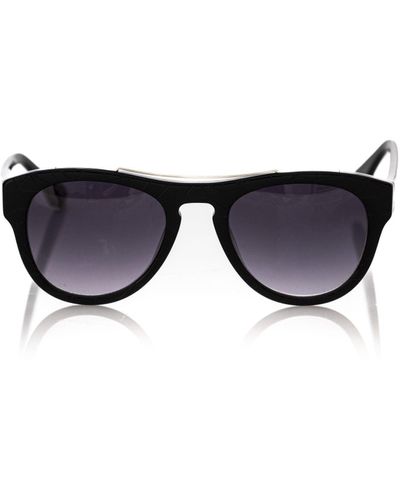 Frankie Morello Chic Geometric Wayfarer Sunglasses - Blue